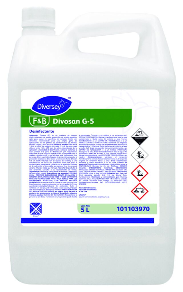 DIVOSAN G5 2x5L - Desinfectante